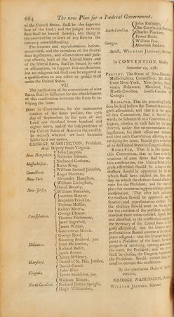 Lot #177 Columbian Magazine: Rare early periodical printing of the US Constitution - Image 5