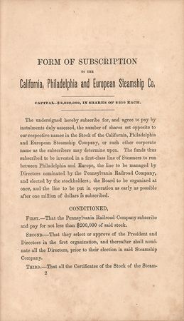 Lot #210  Philadelphia: Ocean Steamship Line - Image 3