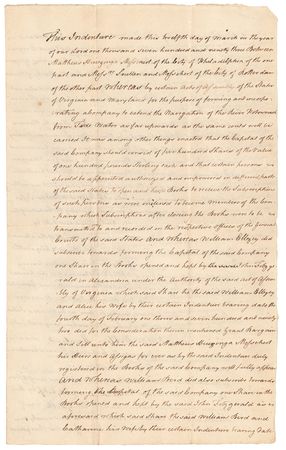 Lot #212 Potomac Company Document - Image 1