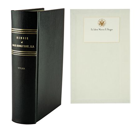 Lot #169 Warren E. Burger Book - Image 1