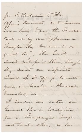 Lot #260 William T. Sherman Handwritten Letter Signed - Image 2