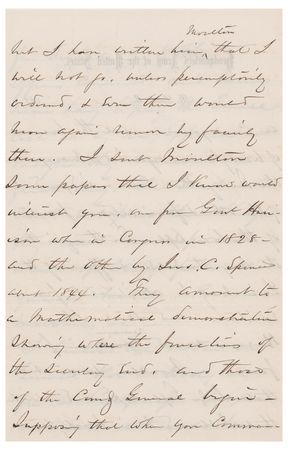 Lot #260 William T. Sherman Handwritten Letter Signed - Image 4