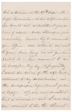 Lot #260 William T. Sherman Handwritten Letter Signed - Image 5