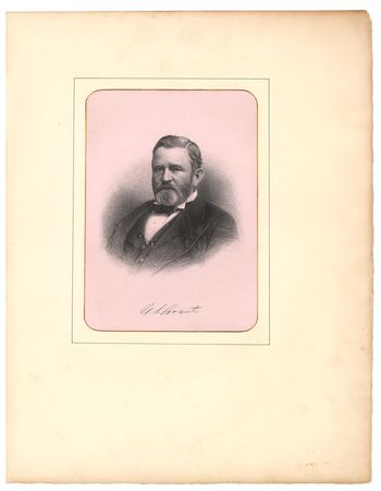 Lot #21 U. S. Grant: Check signed by President Grant, forwarded to a collector by his eldest son - Image 3