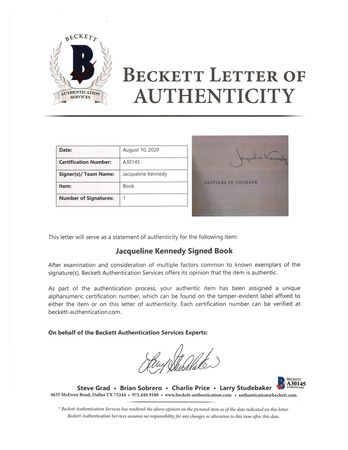 Lot #30 Jacqueline Kennedy Book - Image 4