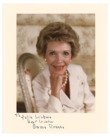 Lot #106 Nancy Reagan - Image 1