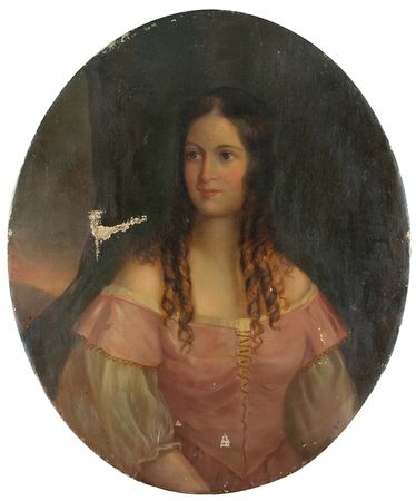 Lot #125 Robert Todd Lincoln: As a gift for her son, Mary Todd commissions a painting by her favorite niece and portraitist - Image 1