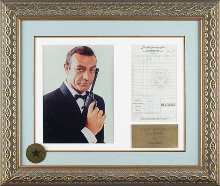 Lot #495 Sean Connery Signed Document - Image 1