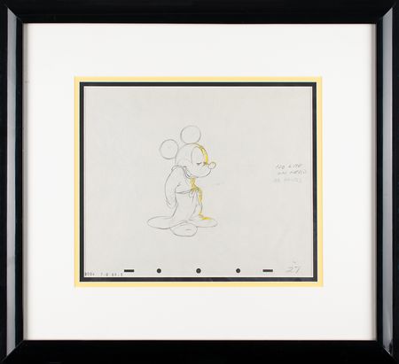 Lot #795 Mickey Mouse Production Drawing from Fantasia Production Drawing - Image 2
