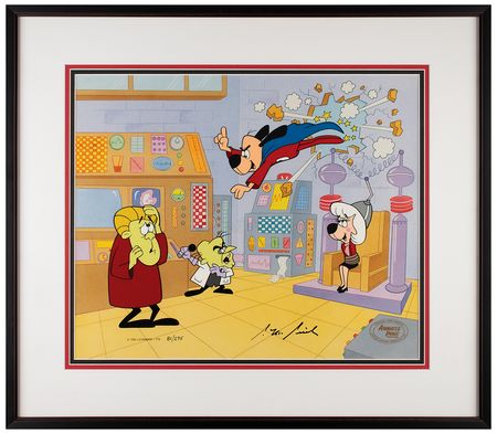 Lot #770 Underdog, Sweet Polly Purebred, Simon Bar Sinister, and Cad Lackey limited edition cel Limited Edition Cel - Image 1