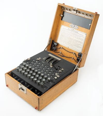 Lot #139 Enigma Machine: Fully functioning 1935 Enigma I cipher machine used by the German military in WWII - Image 2