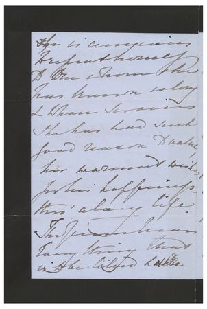 Lot #216 Queen Victoria Handwritten Letter Signed - Image 2