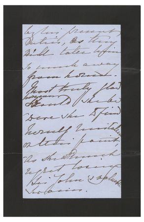 Lot #216 Queen Victoria Handwritten Letter Signed - Image 4