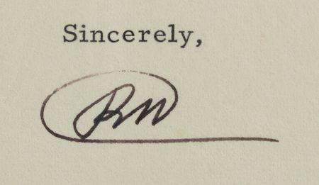 Lot #98 Richard Nixon Typed Letter Signed - Image 3