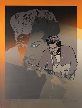 Lot #455 Rolling Stones: Ronnie Wood Lithograph - Image 1