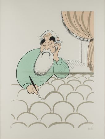 Lot #341 Al Hirschfeld Lithograph - Image 1