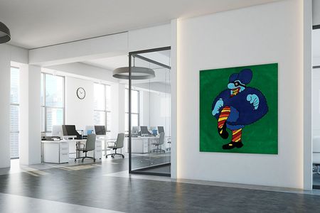 Lot #432 Beatles: Yellow Submarine 'Blue Meanie' Rug Rug - Image 3