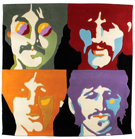 Lot #433 Beatles: Yellow Submarine 'Portraits' Rug Rug - Image 1