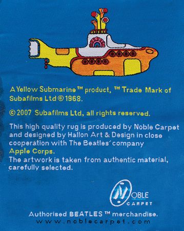 Lot #433 Beatles: Yellow Submarine 'Portraits' Rug Rug - Image 2