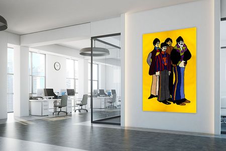 Lot #431 Beatles: Yellow Submarine 'Band' Rug Rug - Image 3