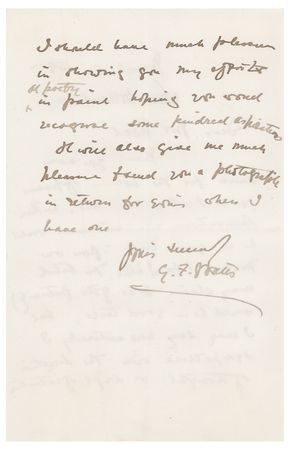 Lot #349 George Frederic Watts - Image 2