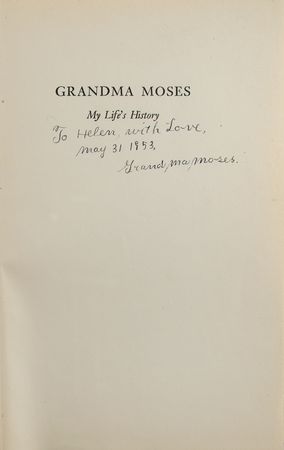 Lot #343 Grandma Moses Book - Image 2