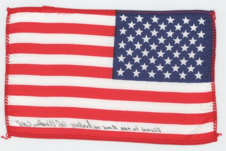 Lot #274 Al Worden's Apollo 15 Lunar Orbit-Flown Flag Flown Flag - Image 2