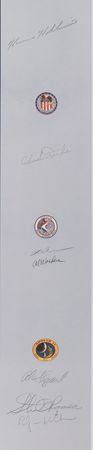 Lot #277 Al Worden's Signed Alan Bean 'In the Beginning' Artist's Proof Print Lithograph - Image 4