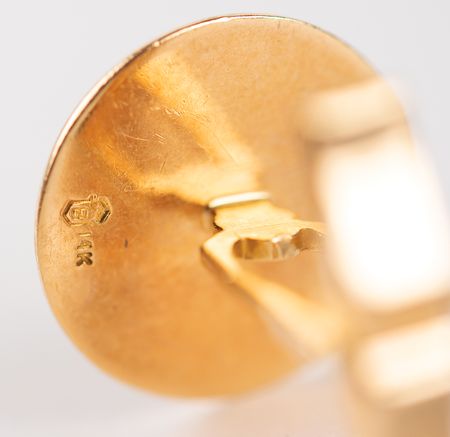 Lot #326 Al Worden's Presidential Cufflinks Cufflinks - Image 3