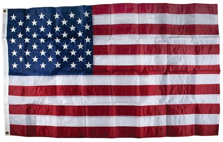 Lot #322 Al Worden's Flown 172nd Fighter Squadron American Flag Flag - Image 1