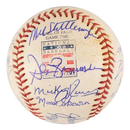 Lot #589 NY Yankees Greats and Coaches Baseball - Image 3