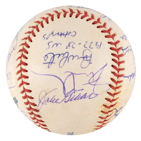 Lot #589 NY Yankees Greats and Coaches Baseball - Image 5