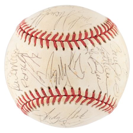 Lot #593 NY Yankees: 1993 Baseball - Image 1