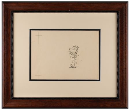 Lot #776 Betty Boop production drawing from Betty Boop's Mary Party Production Drawing - Image 1