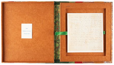 Lot #123 John Penn: Early handwritten letter from the North Carolina signer regarding the transaction of slaves - Image 3