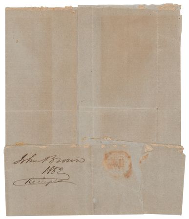 Lot #168 John Brown Envelope - Image 2