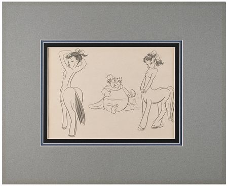 Lot #672 Frank Follmer production concept drawing from Fantasia Production Concept Drawing - Image 3