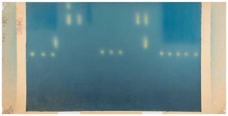 Lot #779 Nighttime city outline production background from Mr. Bug Goes to Town - Image 2