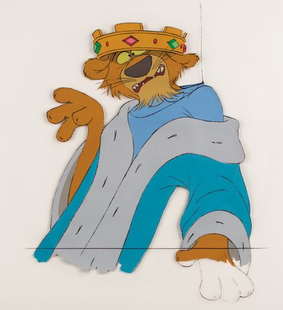 Lot #817 Prince John production cel from Robin Hood Production Cel - Image 1
