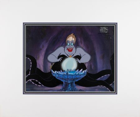 Lot #840 Ursula and crystal ball production cels from The Little Mermaid television show Production Cels - Image 2