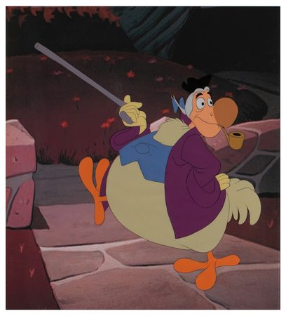 Lot #808 Dodo production cel from Alice in Wonderland Production Cel - Image 1