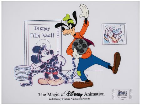 Lot #848 Goofy limited edition cel from the Magic of Disney series - Image 2
