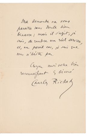 Lot #220 Charles Richet - Image 2