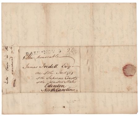 Lot #1 George Washington: William Cushing: 