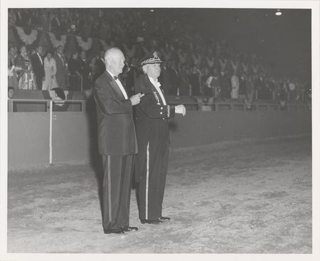 Lot #68 Dwight D. Eisenhower: Ike attends an International Horse Show - Image 2