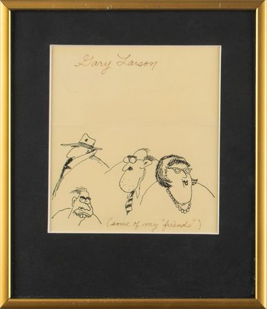 Lot #772 Gary Larson Sketch - Image 2