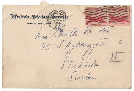Lot #32 John F. Kennedy: Kennedy's love letters to his Swedish mistress - Image 3