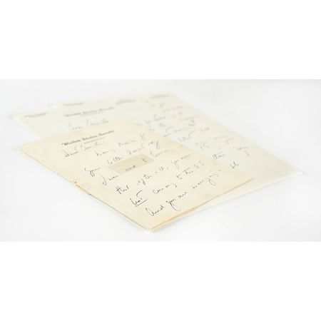 Lot #32 John F. Kennedy: Kennedy's love letters to his Swedish mistress - Image 2