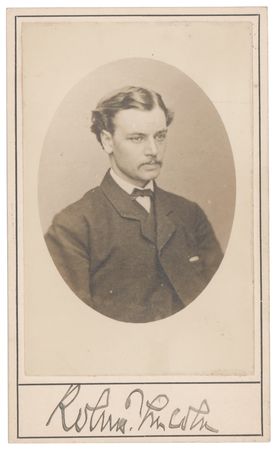 Lot #126 Robert Todd Lincoln Signed Photograph - Image 1