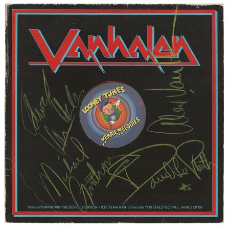 Lot #403 Van Halen: Exceedingly rare and early 